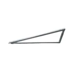 Dreieckige Halterung 1400 mm für Photovoltaik-Module, 10–15° Neigung