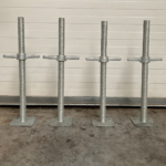 Höhenverstellbarer Stellfuß M33, 700 mm, Grundplatte 120×120×5 mm, 0,45 kg – Bild 4