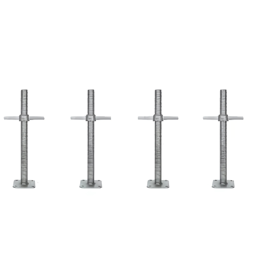 Höhenverstellbarer Stellfuß M33, 700 mm, Grundplatte 120×120×5 mm, 0,45 kg Höhenverstellbarer Stellfuß M33, 700 mm, Grundplatte 120×120×5 mm, 0,45 kg