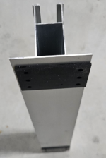 Mini-Schiene 550 mm mit 60 mm Höhe inkl. Gummischutz und 2 selbstbohrenden Schrauben 6,3 x 25 – Bild 5