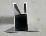 Mini-Schiene 550 mm mit 60 mm Höhe inkl. Gummischutz und 2 selbstbohrenden Schrauben 6,3 x 25 – Bild 6