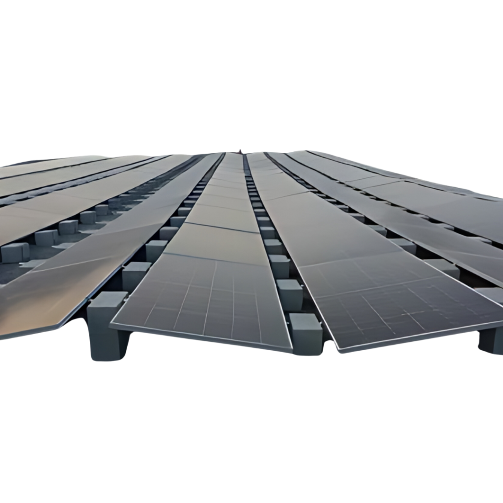 Montageplatte aus verzinktem Stahl für Photovoltaik-Systeme