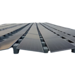 Montageplatte aus verzinktem Stahl für Photovoltaik-Systeme