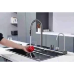 Multifunktionale küchenspüle schwarz aus edelstahl – 800×460×220 mm, mit zubehör inklusive – Bild 5