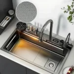 Multifunktionales Spülbecken aus Edelstahl – modern, robust und voll ausgestattet – Bild 4