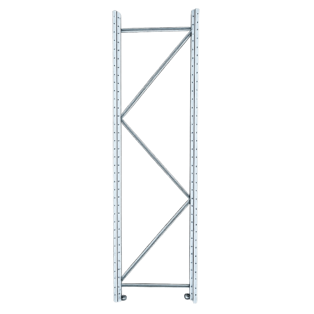 Regalstütze für Metallregal 600 x 2000 mm, verzinkter Stahl, hohe Stabilität und Tragfähigkeit Regalstütze für Metallregal 600 x 2000 mm, verzinkter Stahl, hohe Stabilität und Tragfähigkeit