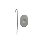 Satz mit 100 Aluminiumhaken für Schutznetze bei Photovoltaikanlagen 10 cm