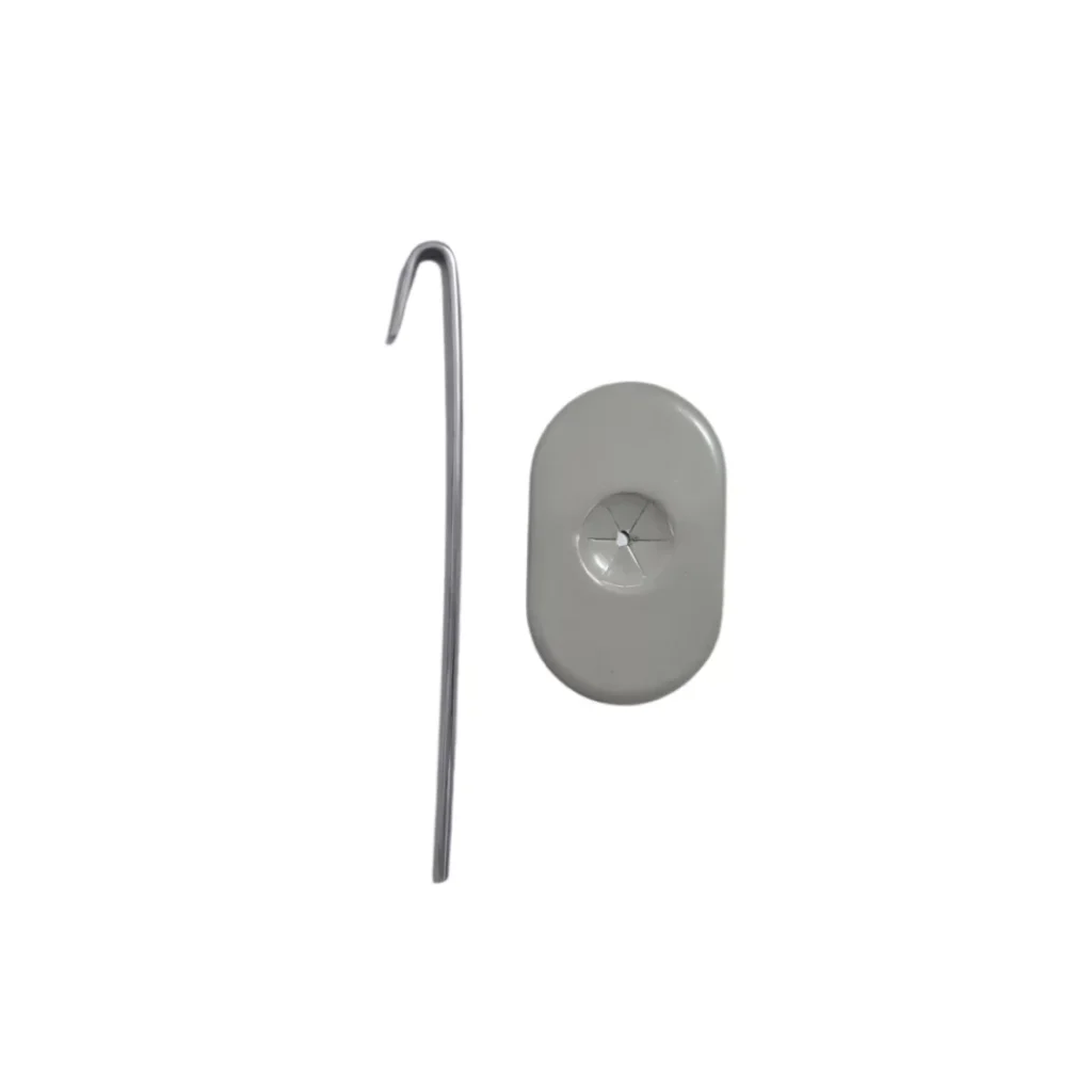 Satz mit 50 Aluminiumhaken für Photovoltaikanlagen 10 cm