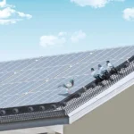 Schutznetz für Photovoltaikanlagen – verzinkter Stahldraht mit PVC-Beschichtung, 200 mm x 30 m