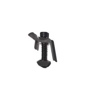 Schwarze Endkappe-Klemme 28–40 mm für Photovoltaik-Aluminiumschienen-Systeme