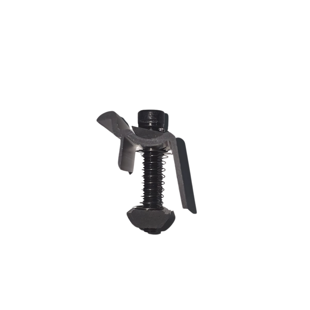Schwarze Endkappe-Klemme 28–40 mm für Photovoltaik-Aluminiumschienen-Systeme Schwarze Endkappe-Klemme 28–40 mm für Photovoltaik-Aluminiumschienen-Systeme