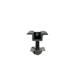 Schwarze Mittel-/Zwischenklemme 30–35 mm für Photovoltaik-Montagesysteme