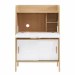 Sekretär schreibtisch weiß holz – kompakt & modern design – Bild 3