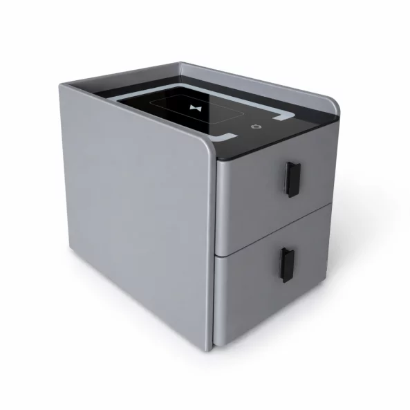Smart Slim Nachttisch Anthrazitgrau – modern, funktional und elegant