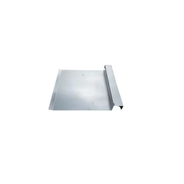 Stahlballastkappe 329,58 × 300 × T0,5 mm mit 4 selbstbohrenden Schrauben 6,3 × 25