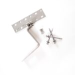 Verstellbare Edelstahl-Klemme für Photovoltaik auf Ziegeldach inkl. T-Bolt und 3 Schrauben 6x75