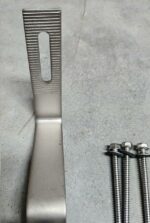 Verstellbare Edelstahl-Klemme für Photovoltaik auf Ziegeldach inkl. T-Bolt und 3 Schrauben 6x75 – Bild 6