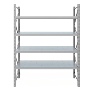 Verzinktes Metallregal 1000 x 600 x 2000 mm, 800 kg Tragkraft, Lagerregal für Werkstatt und Garage